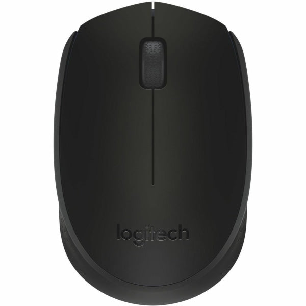 Logitech M170 Wireless Mouse for PC Mac Laptop 2.4 GHz with USB Mini Receiver Black